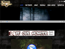 Tablet Screenshot of hauntedtrail.net